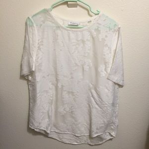 Equipment Tops - New Equipment Floral Burnout Riley Tee Equipment Tops - New Equipment Floral Burnout Riley Tee